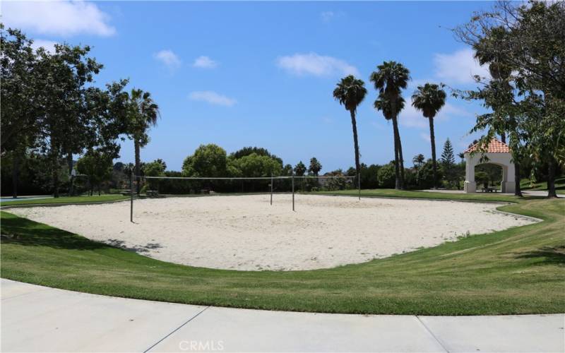 Beach volleyball courts at Rancho San Clemente Sports Park.
