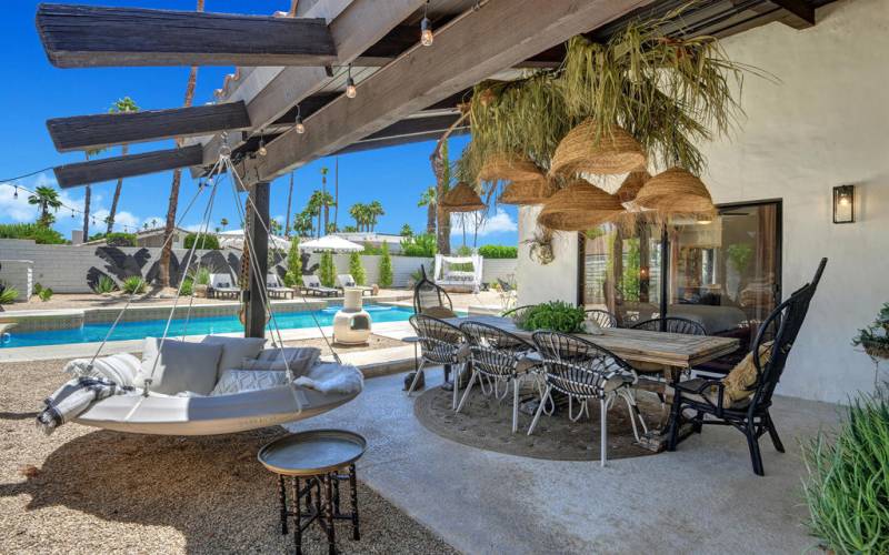 SIDE COVERED DINING PATIO TO POOL MLS