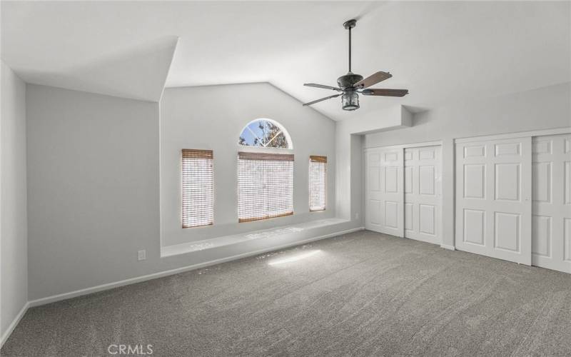 Primary bathroom ...vaulted ceiling ...extra closets galore !