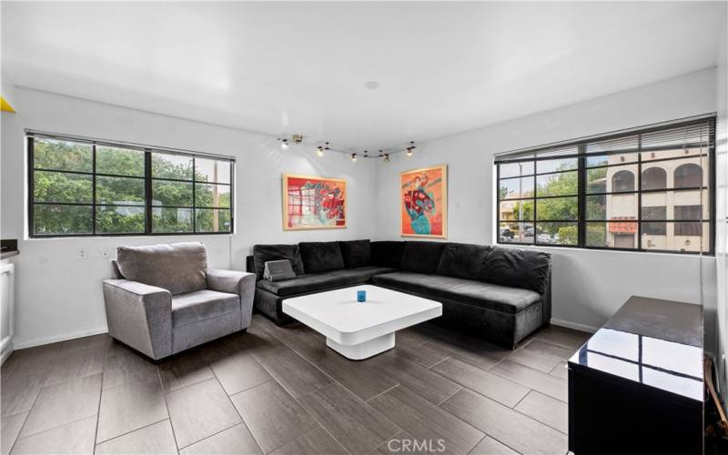 Family Room with Natural Lighting