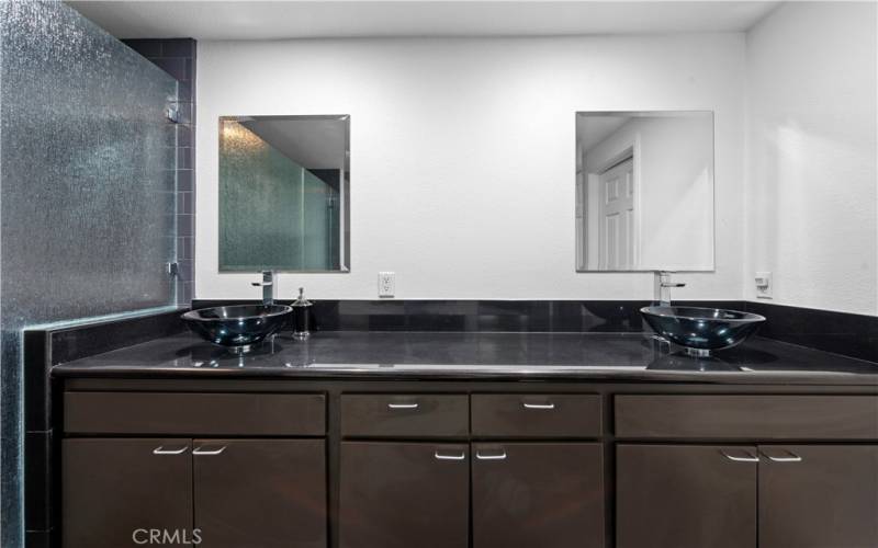 Primary Bathroom with Double Sink Vanity