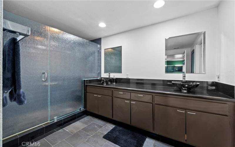 Remodeled Primary Bathroom with Shower