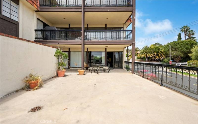 Patio Leads into Dining Area