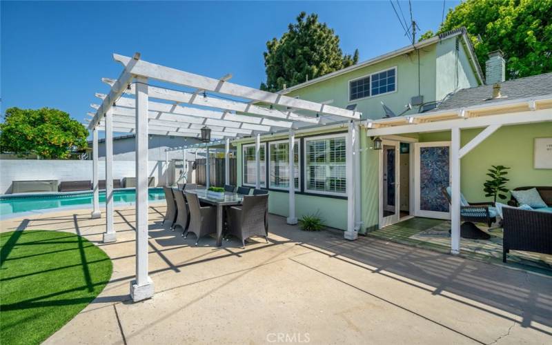 Outdoor Patios and Pool