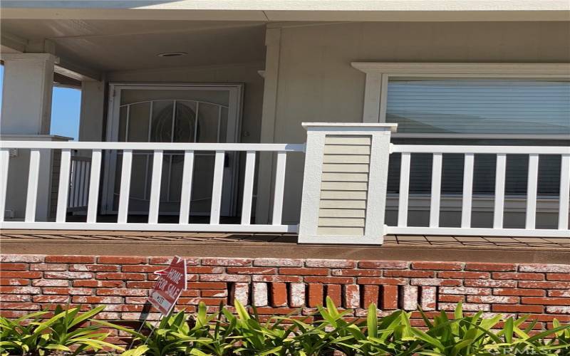 Front Entry into to home. Note: The exterior of the home was power washed 7/24/24