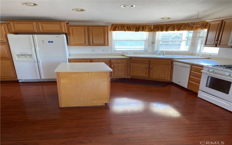 Kitchen from sitting area