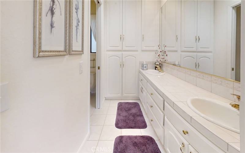 Upstairs master bathroom