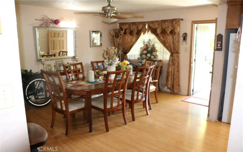 dining area with natural lighting