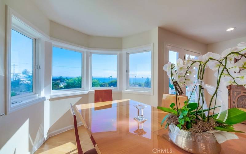 Ocean and Catalina Views from Dining Room