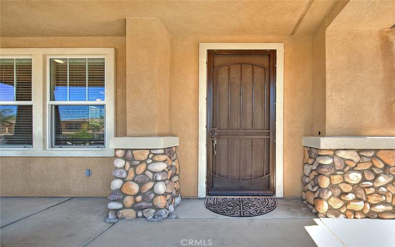Front Door with Security Screen for Good Breezy Days