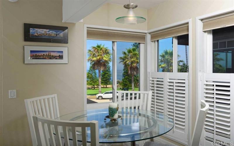 Ocean Views from Dining Area