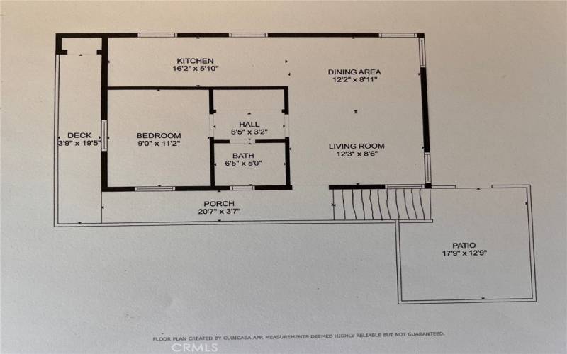Apartment Floor Plan-Dimensions are Estimates only.
