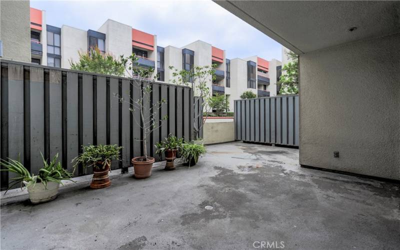 Large Balcony with views of the communal gardens and Koi pond