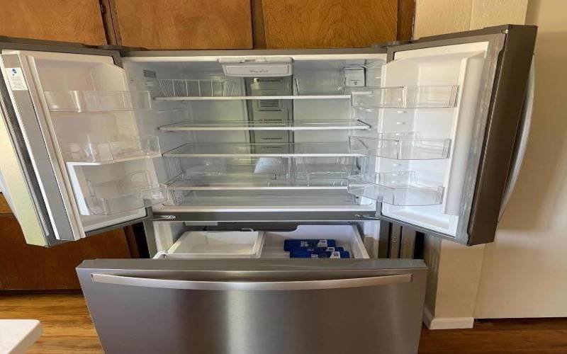 New Whirlpool Refrigerator included