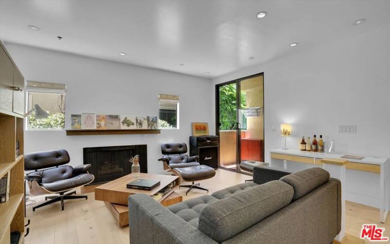 Living Room with Fireplace