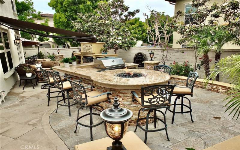 Outdoor living area is unsurpassed