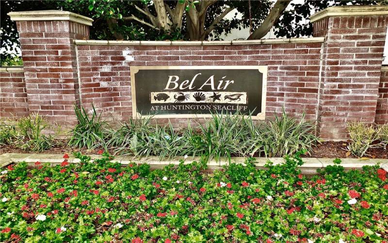 The prestigious Bel Air community