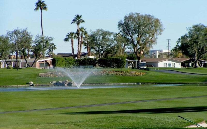 Golf Course Fountain