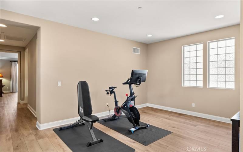 Giant Second Floor Loft Space perfect for Gym, TV Family Room, or Office