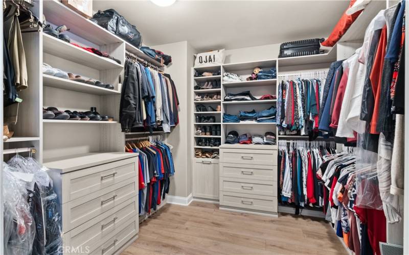 Brand new CA Closets renovation in Master Suite