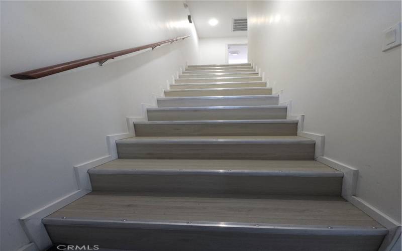 Stairs leading to 2nd level