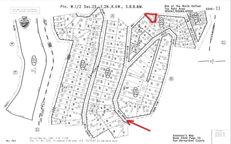 Easier access from Grand View off Crest Forest Driv