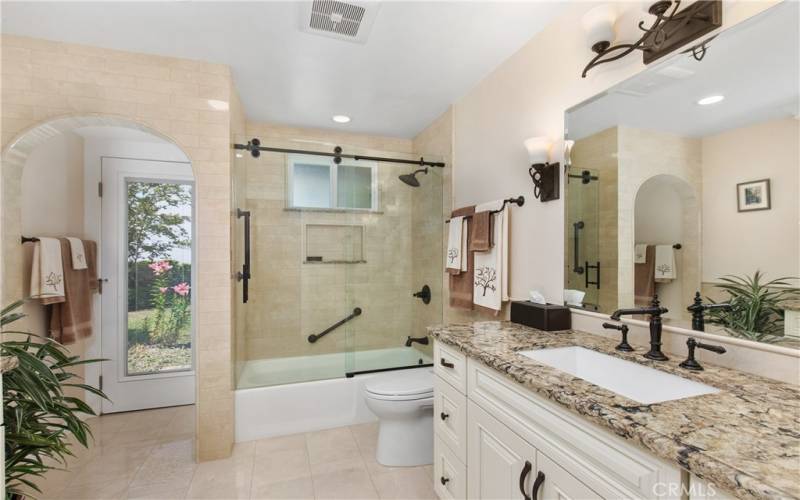 Gorgeous updated guest bathroom