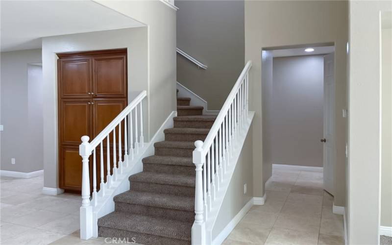 NEW CARPET ON STAIRS