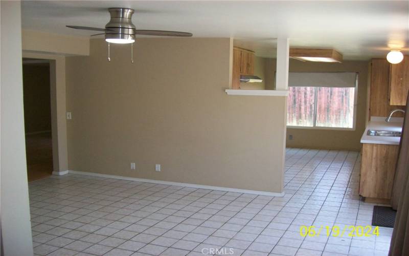 View Of Family Room From Living Room