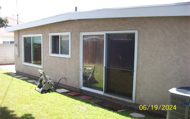 View of  Rear Yard Outside Of Primary Bedroom Suite