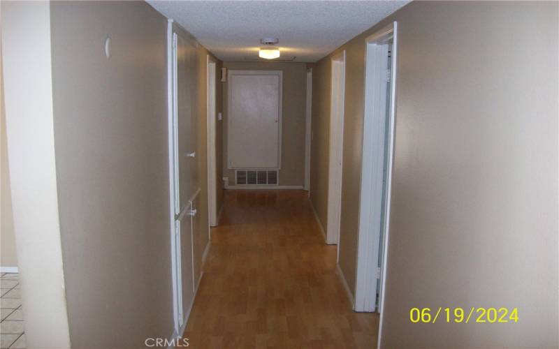 Hallway View Looking Towards Entry Foyer