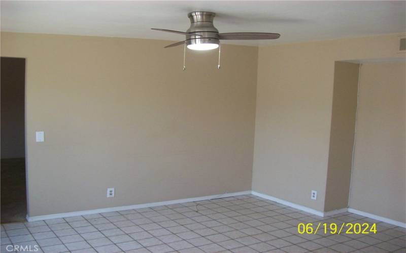 View Of Family Room From Kitchen