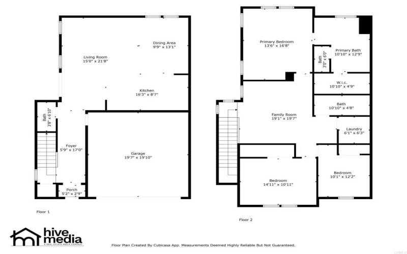 Full home Floor Plan with Measurements