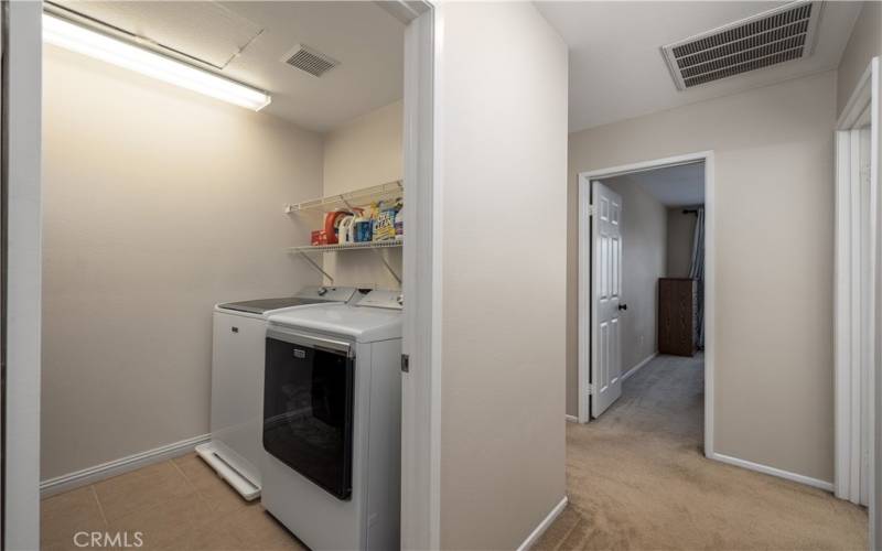 Dedicated laundry room.