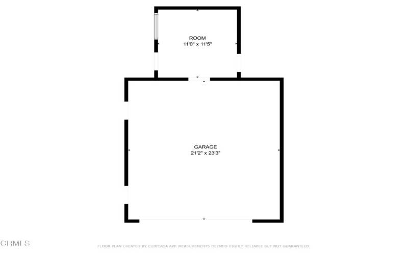 Garage:Studio 2D Floor Plan #134