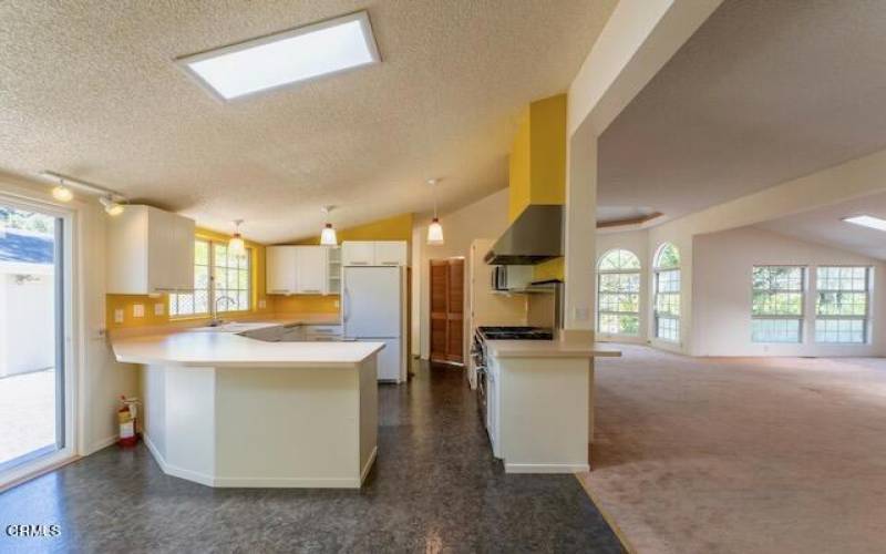 Kitchen Overlooks Patio