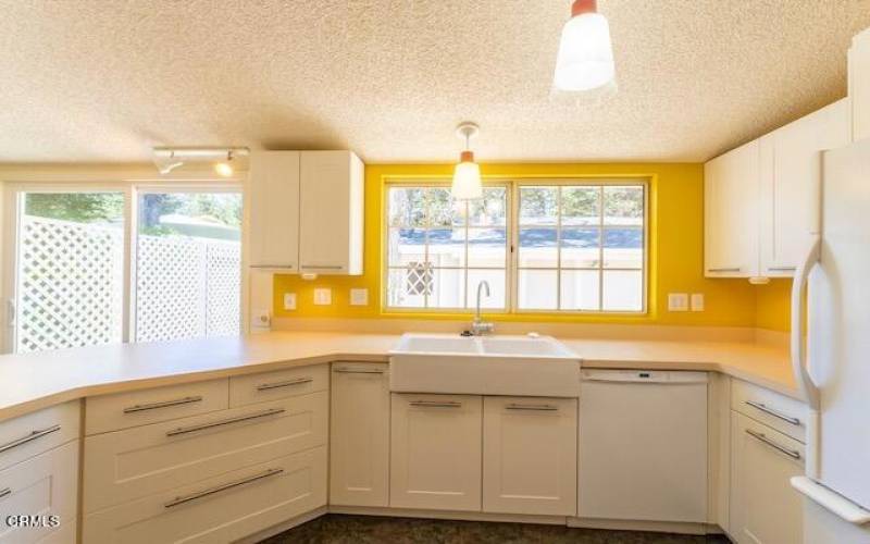 Kitchen Overlooks Patio