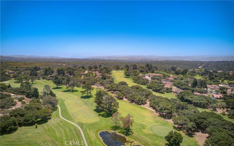 Aerial View of Golf Course