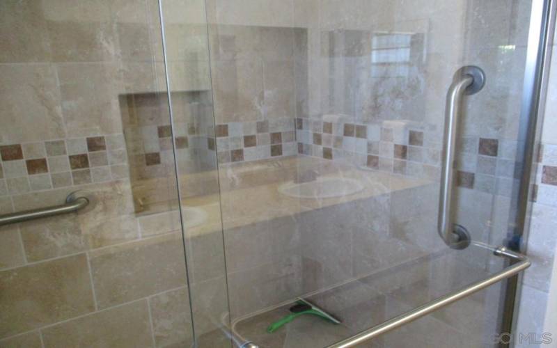 Beautifully remodeled shower