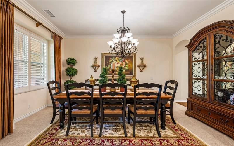 Formal dining room