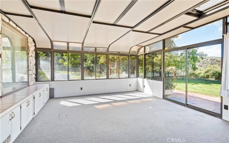 sunroom downstairs