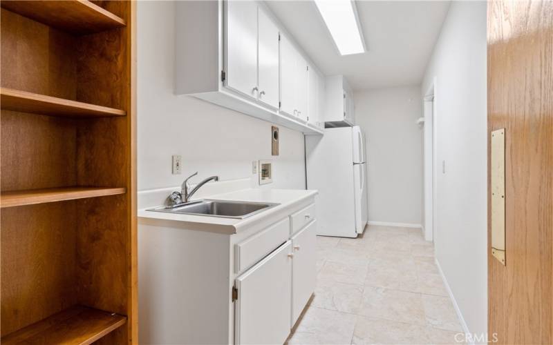 laundry room attached to garage