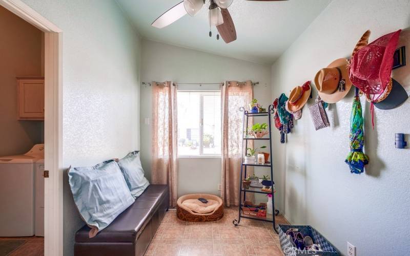 Kitchen nook off garage