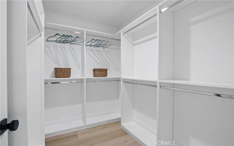 Down Large Master Suite #1 Walk in Closet