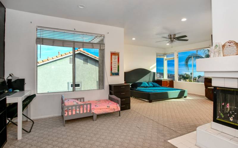 Primary Bedroom with Fireplace