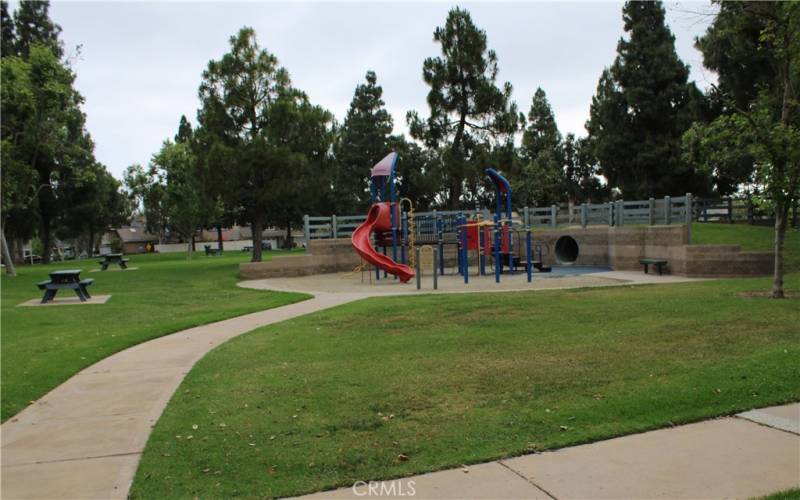 Kids playground at the park