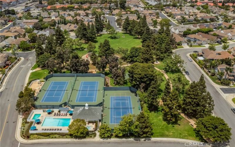 The Community HOA pool, spa and tennis/pickleball courts