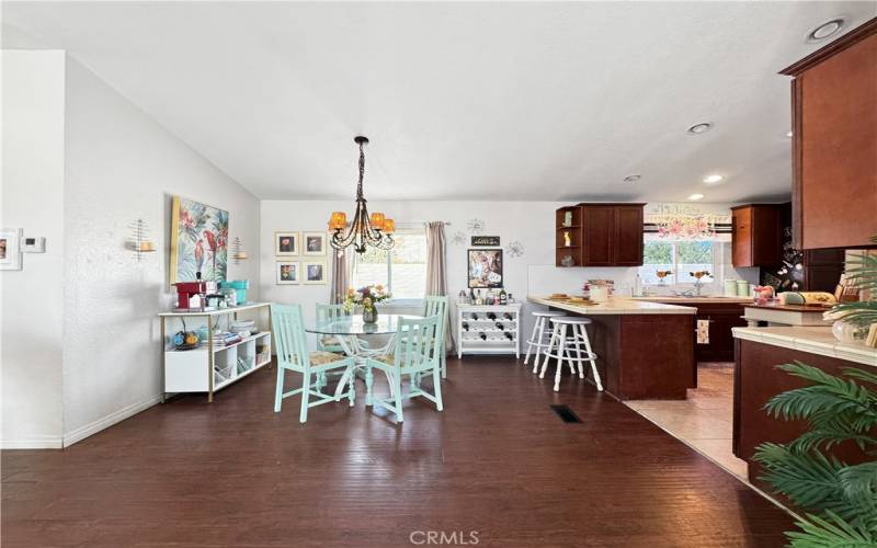 Dining area