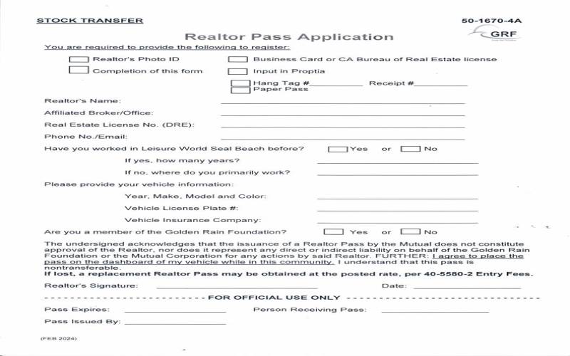 LW day Pass form