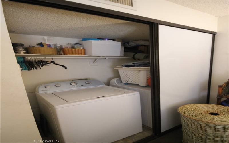 Full Laundry area inside the unit.